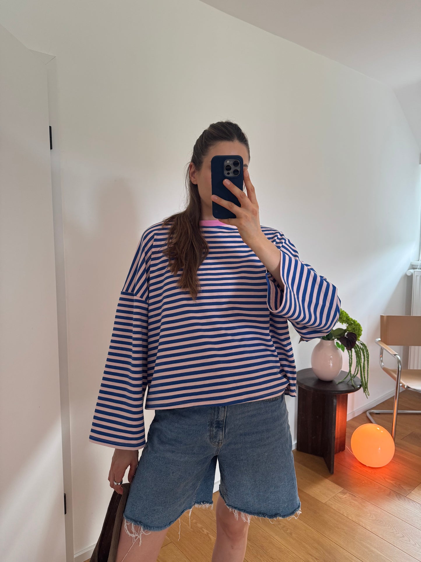 LONGSLEEVE PINK/BLAU