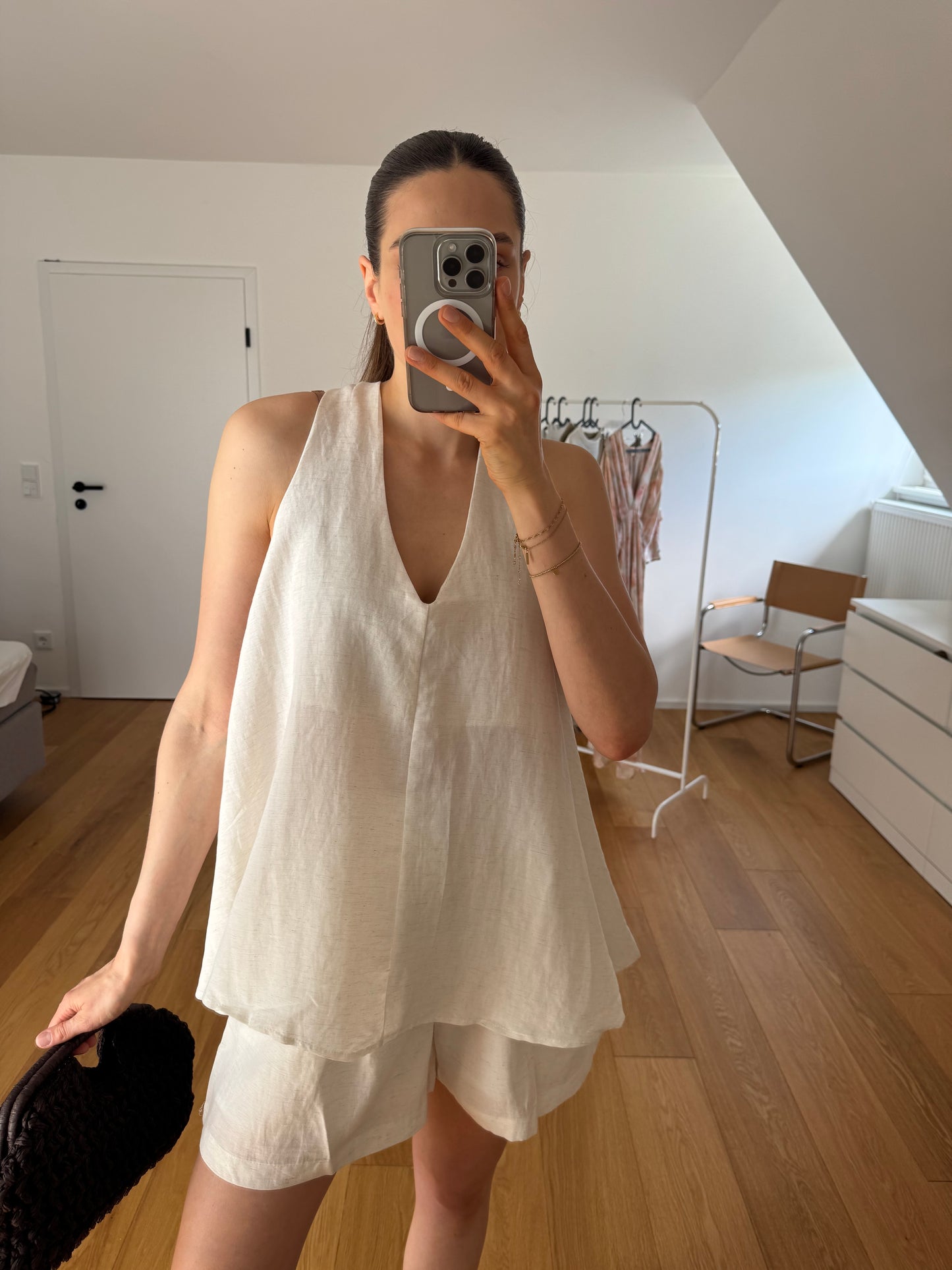 ANZUGSSHORTS CREME