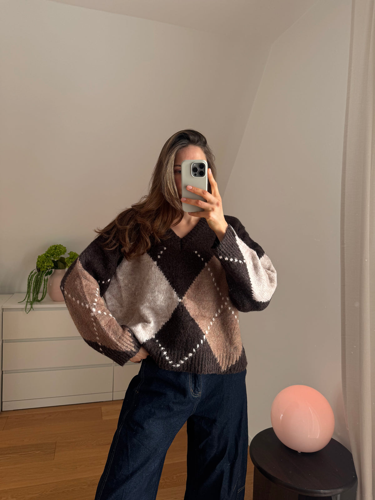 PULLOVER RAUTENMUSTER