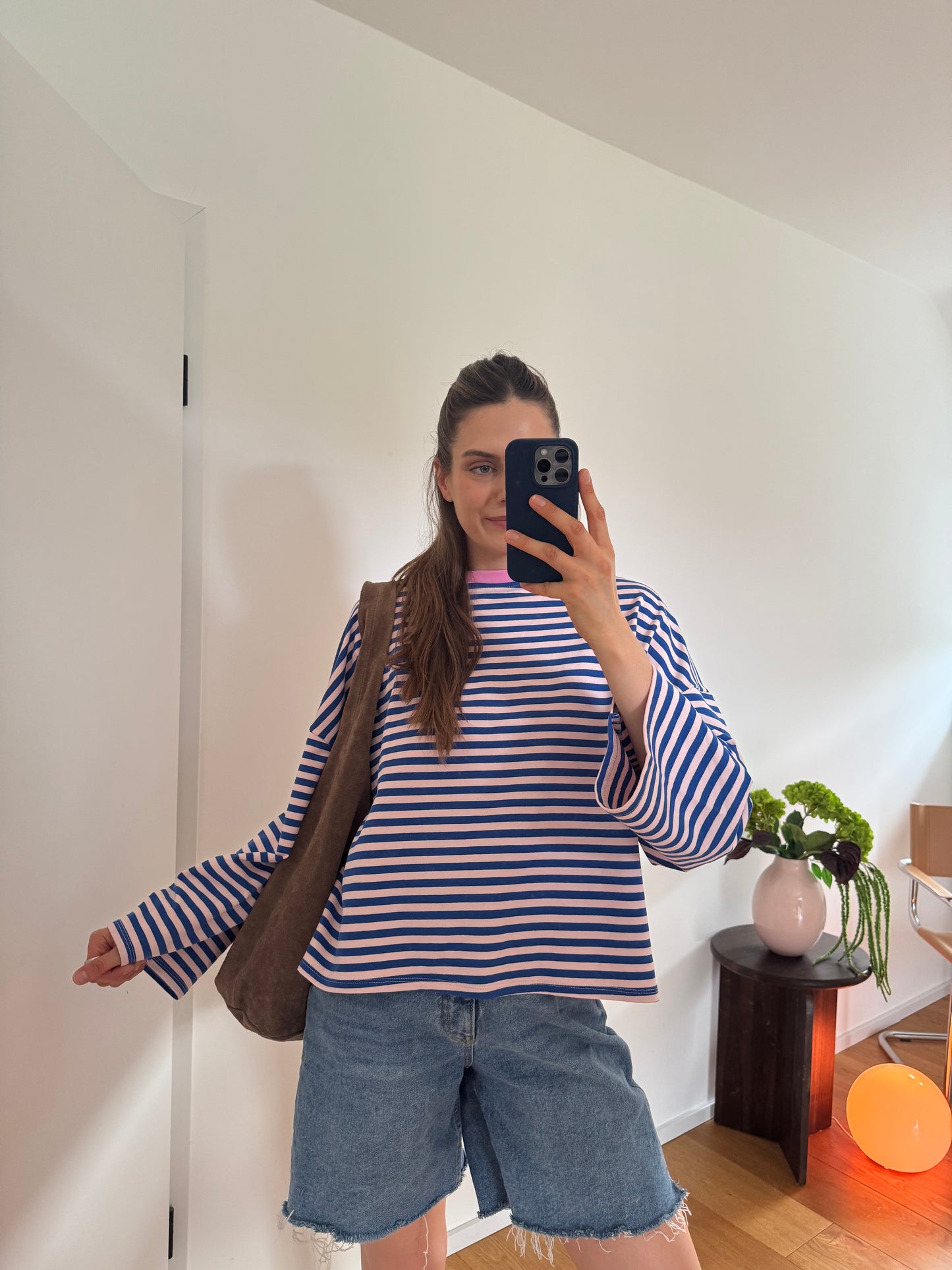 LONGSLEEVE PINK/BLAU