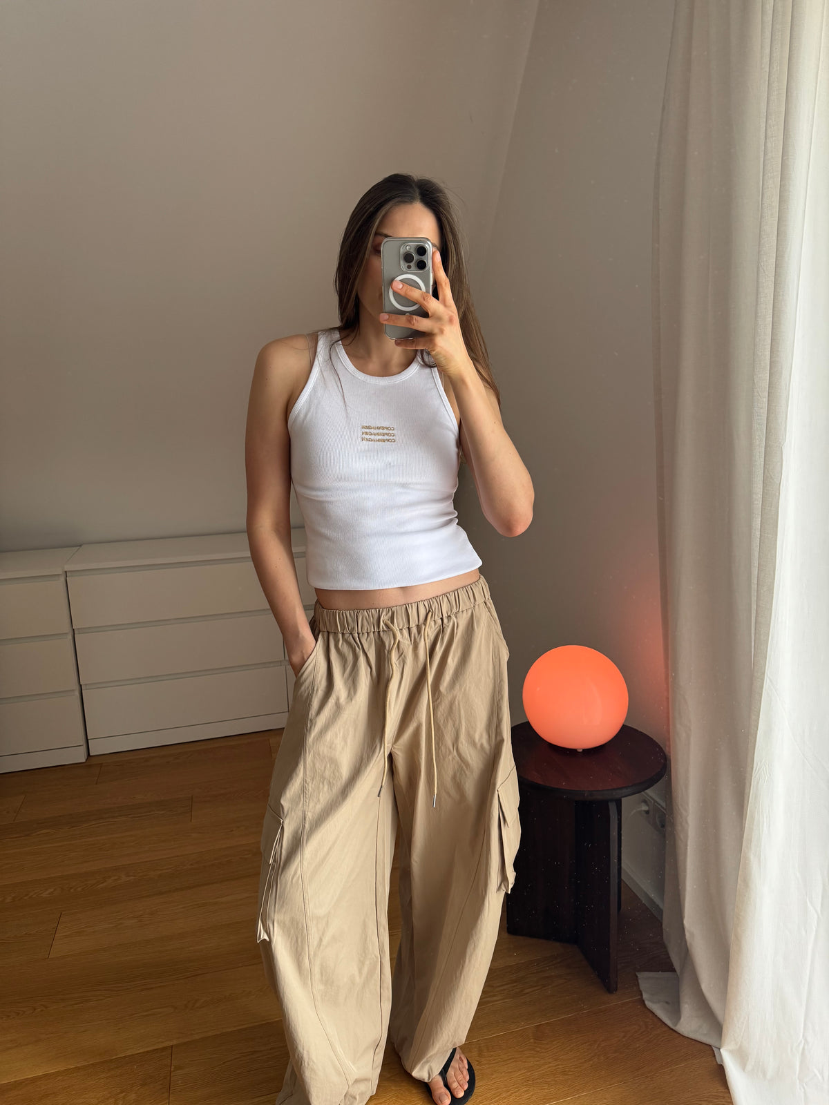 CARGO HOSE BEIGE