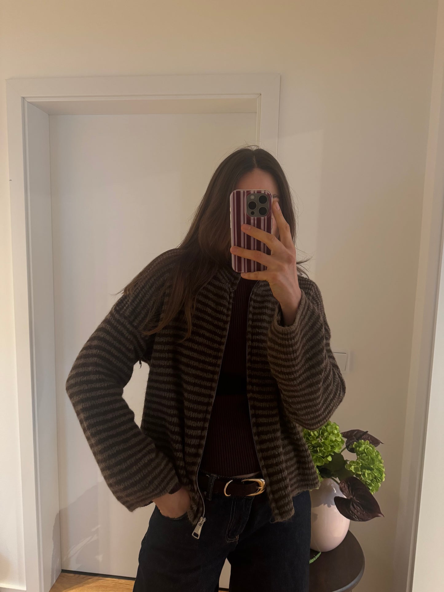 ZIP CARIDGAN