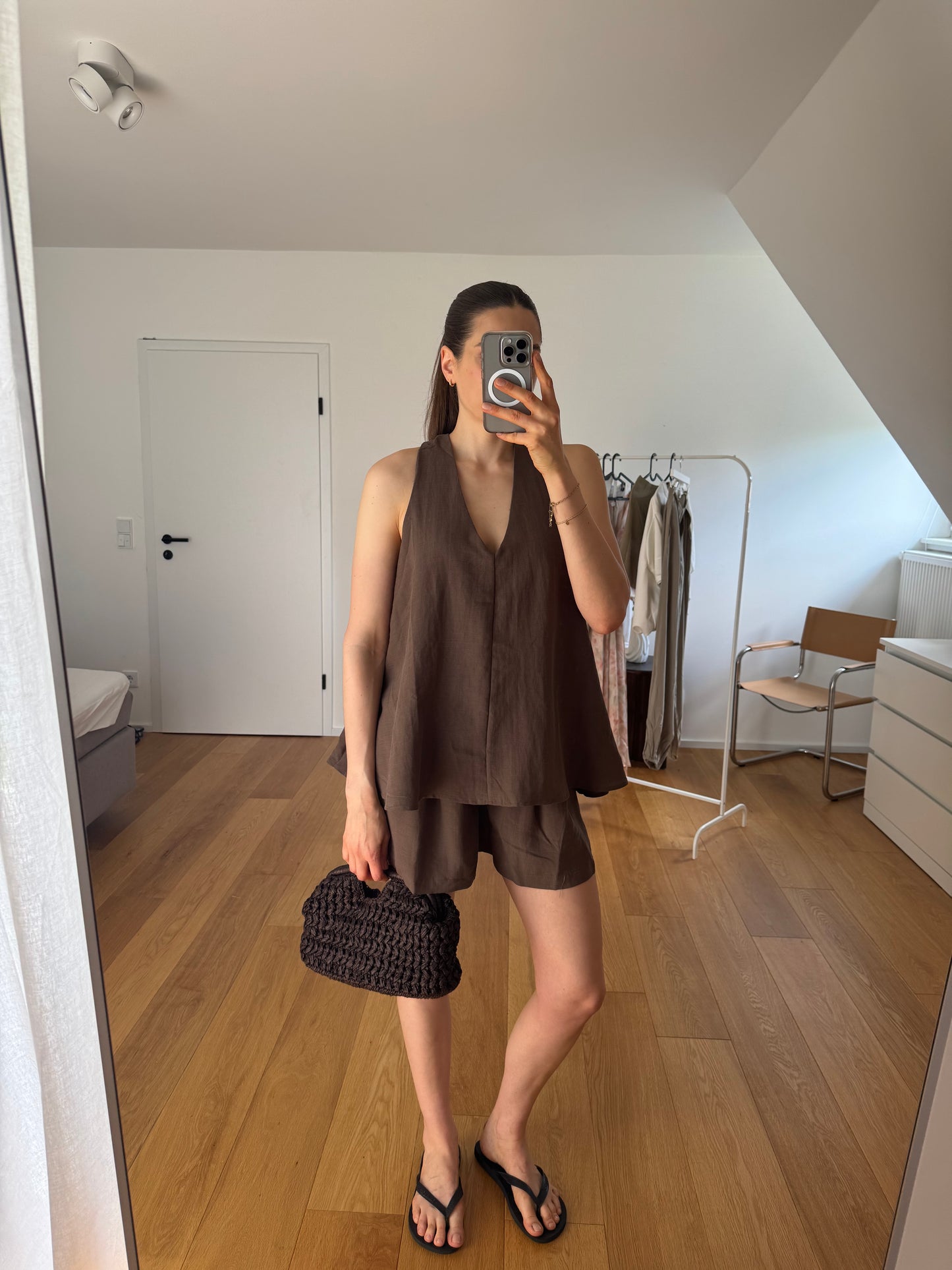 ANZUGSSHORTS BRAUN